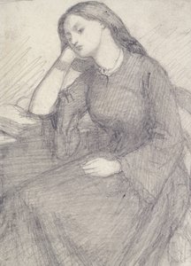 Portrait of Elizabeth Siddal, seated